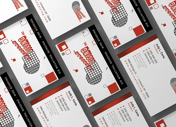 American Dicing business cards