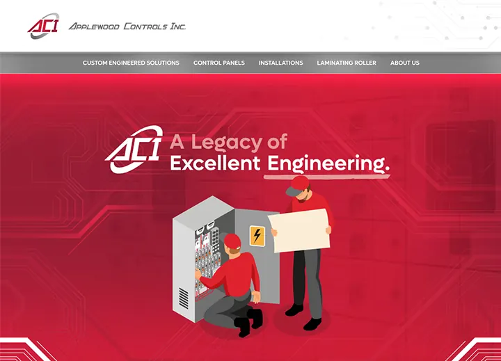 Applewood Controls home page: a legacy of excellent engineering