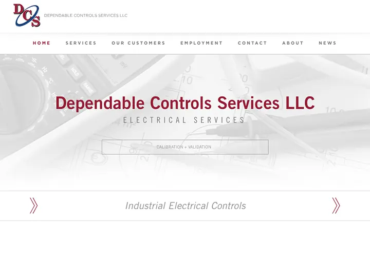 Dependable Controls Services home page