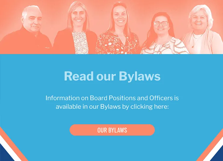 Bylaws section with board members