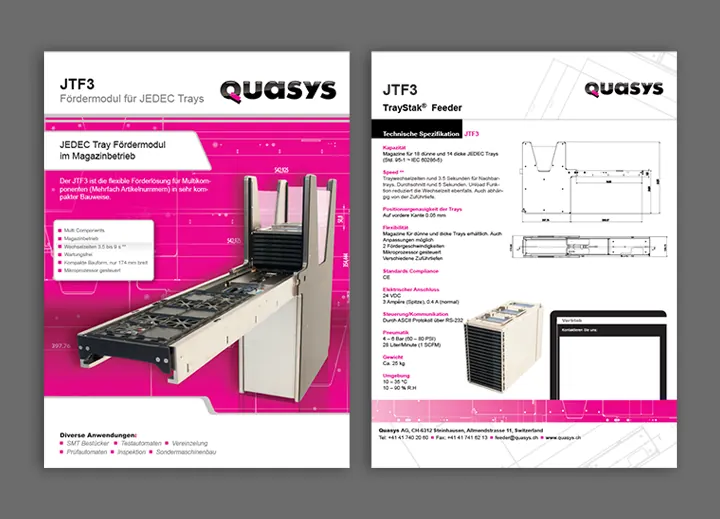 Sales sheets for tray feeders